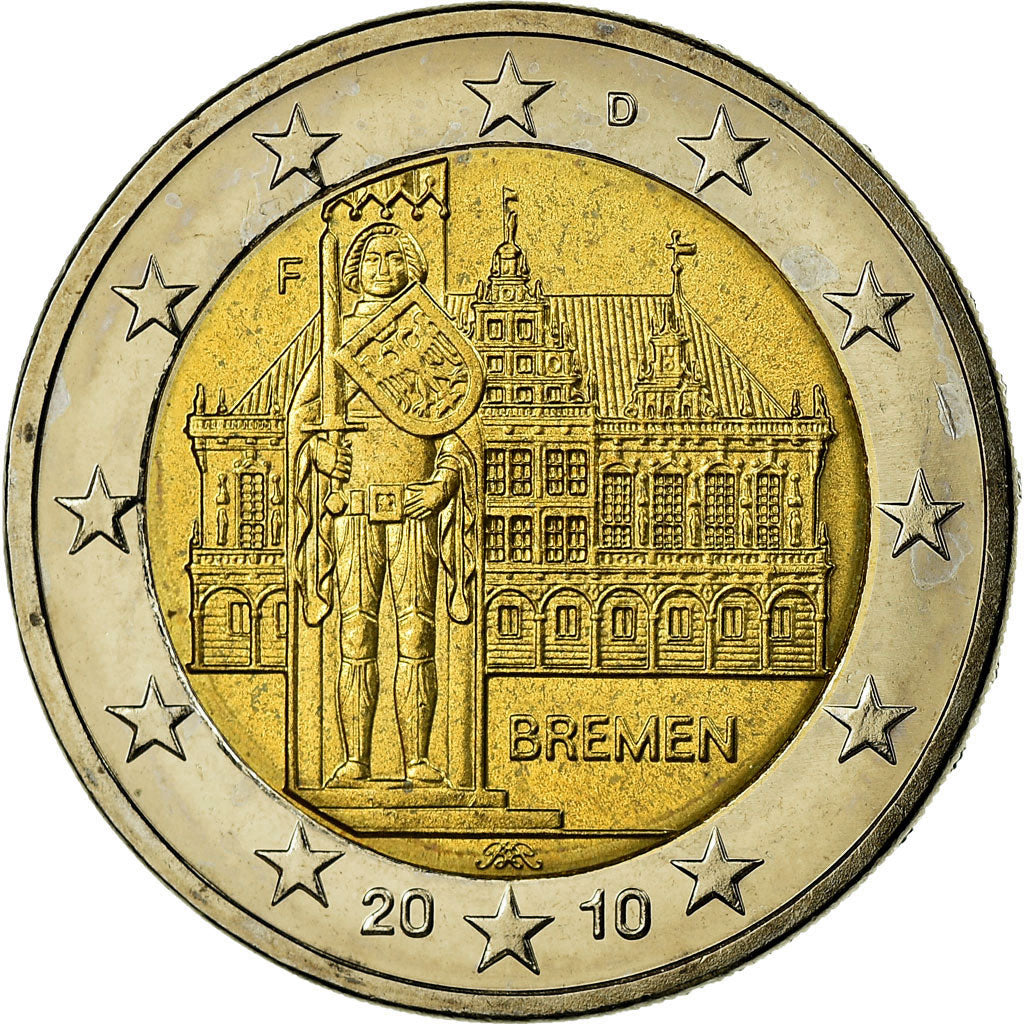 République fédérale allemande, 2 Euro, 2010, SPL, Bi-Metallic, KM:285