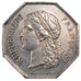 France, Notary, Token, AU(50-53), Silver, Lerouge #256, 14.22
