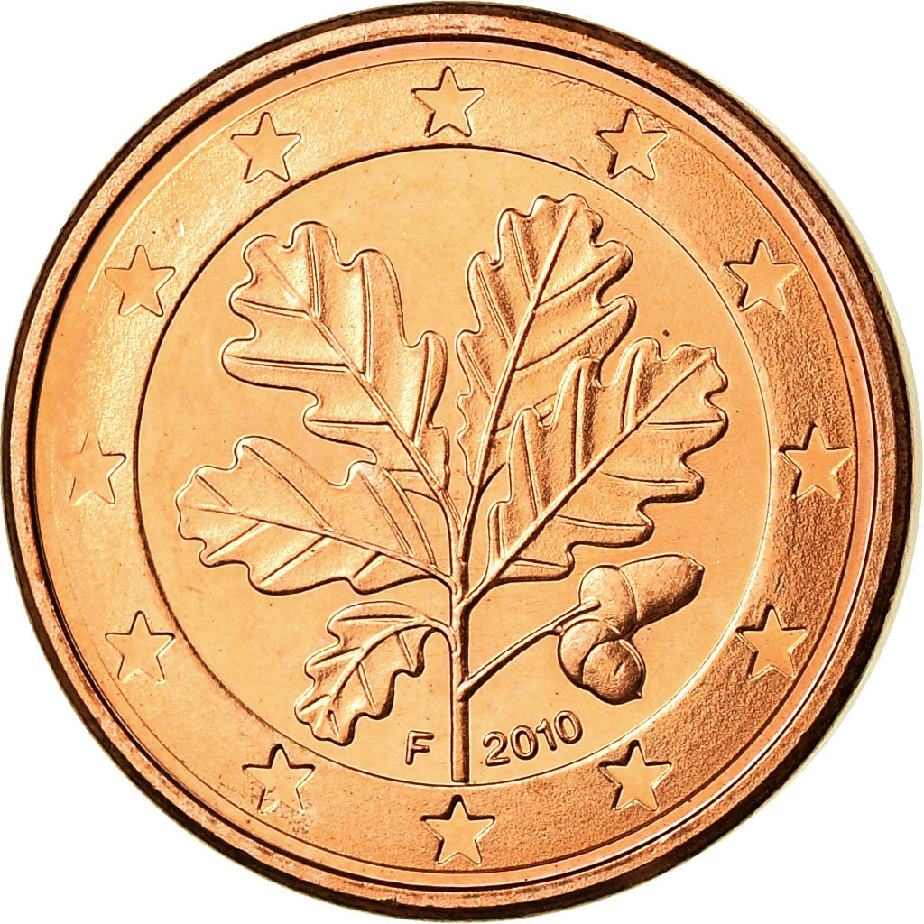 République fédérale allemande, Euro Cent, 2010, SPL, Copper Plated Steel