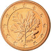 GERMANIA - REPUBBLICA FEDERALE, 5 Euro Cent, 2010, SPL, Acciaio placcato rame