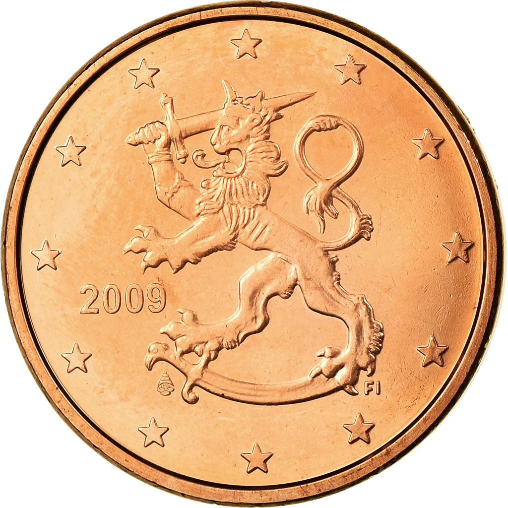 Finlande, 5 Euro Cent, 2009, SUP, Copper Plated Steel, KM:100