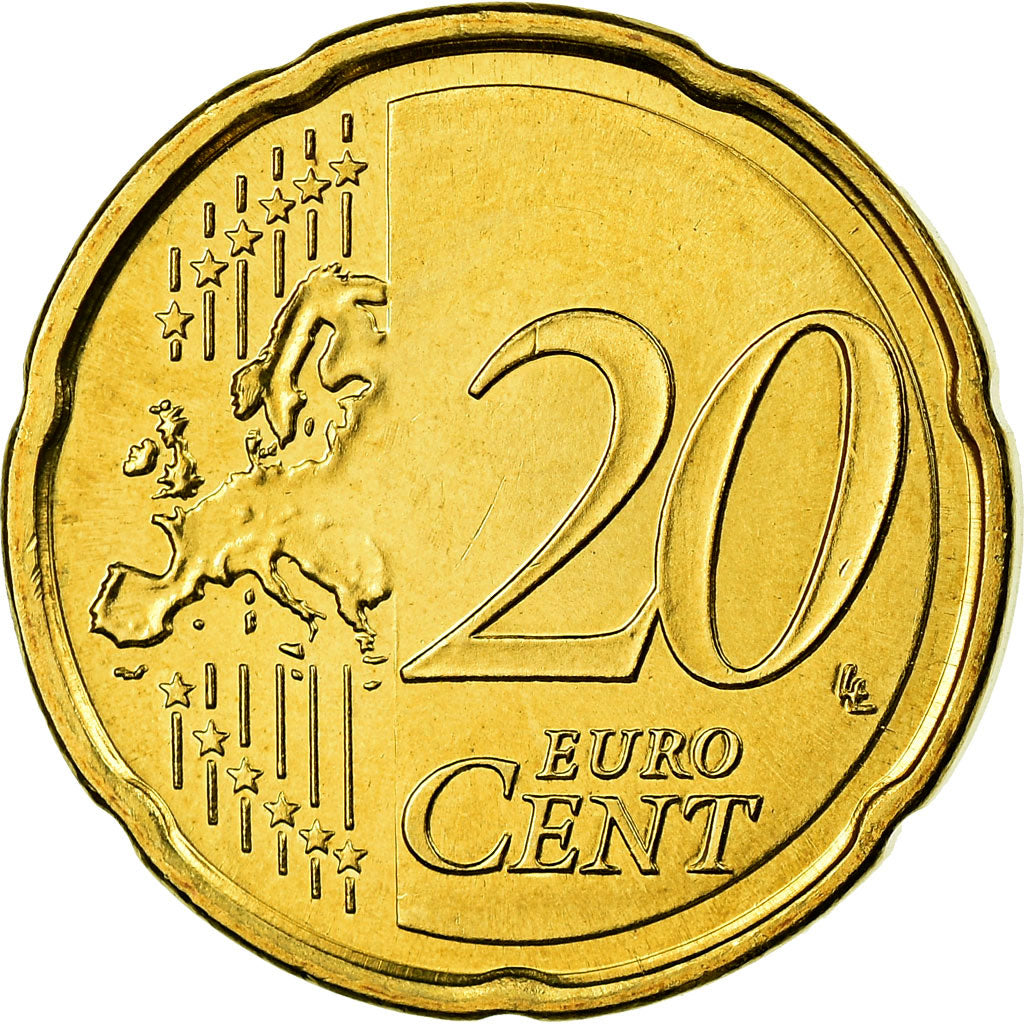 Finlande, 20 Euro Cent, 2009, SUP, Laiton, KM:127