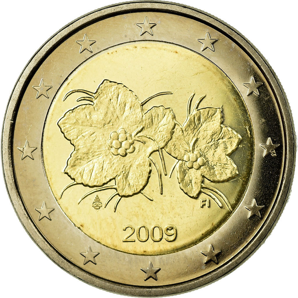 Finlandia, 2 Euro, 2009, SPL-, Bi-metallico, KM:130