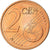 Grecja, 2 Euro Cent, 2010, Athens, AU(55-58), Miedź platerowana stalą, KM:182