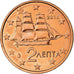 Grecia, 2 Euro Cent, 2010, SPL-, Acciaio placcato rame, KM:182