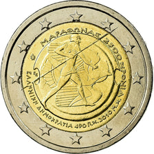 Greece, 2 Euro, Battle of Marathon, 2500th Anniversary, 2010, AU(55-58)