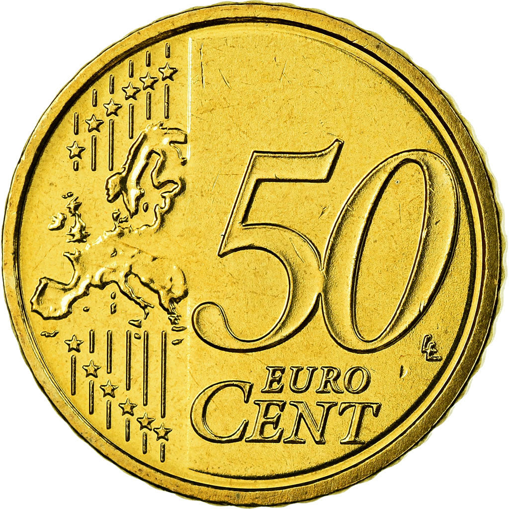 GERMANIA - REPUBBLICA FEDERALE, 50 Euro Cent, 2010, SPL, Ottone, KM:256