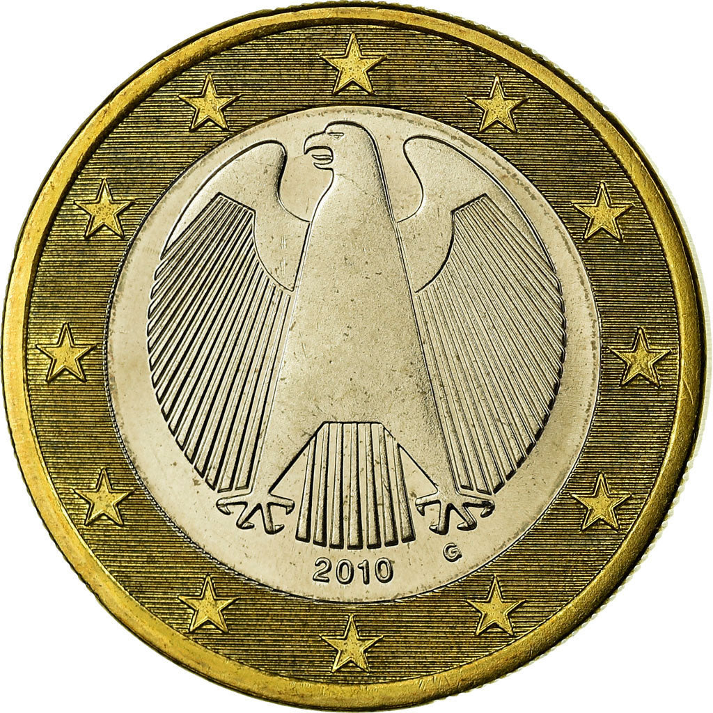 GERMANY - FEDERAL REPUBLIC, Euro, 2010, MS(63), Bi-Metallic, KM:257