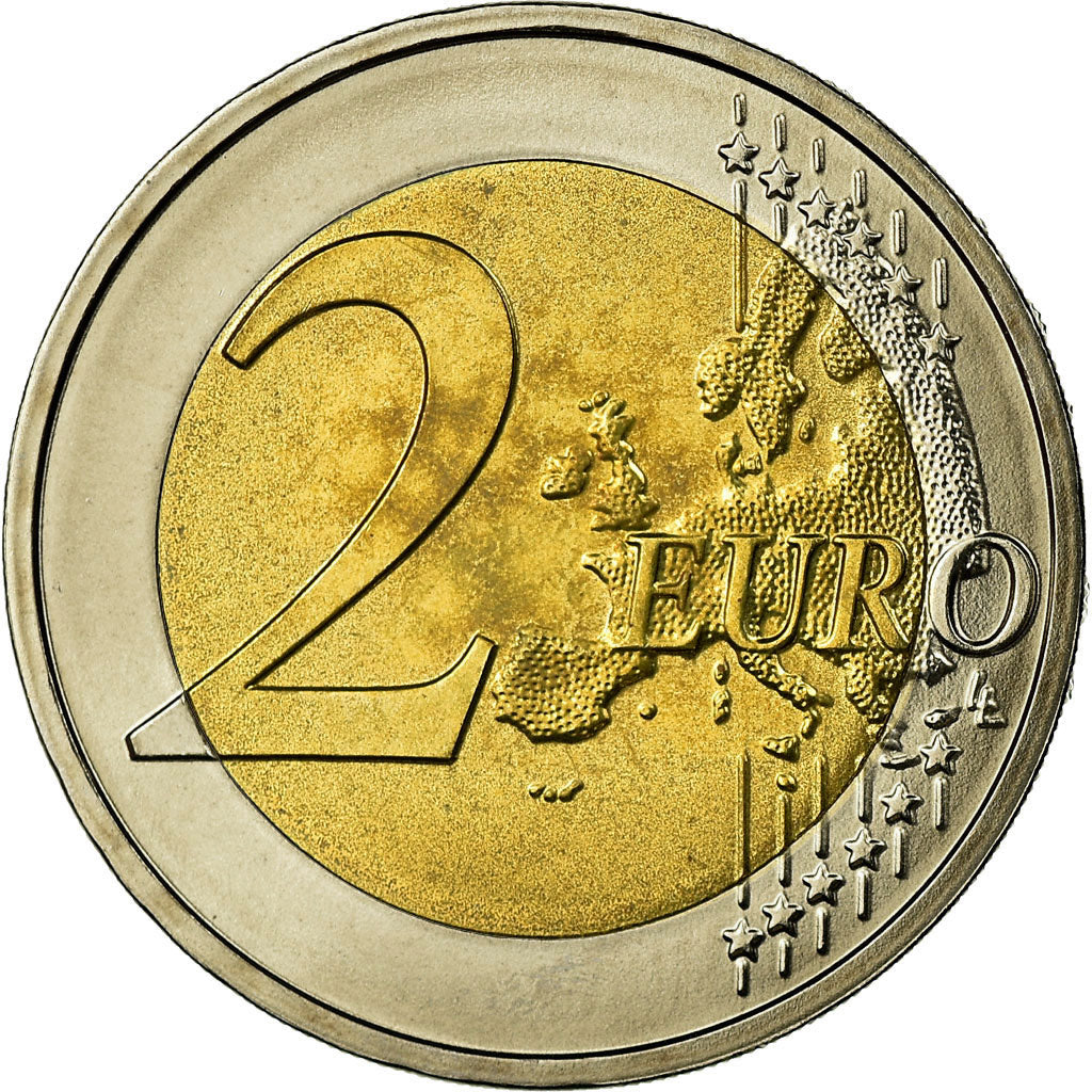 ALEMANHA - REPÚBLICA FEDERAL, 2 Euro, 2010, AU(55-58), Bimetálico, KM:285