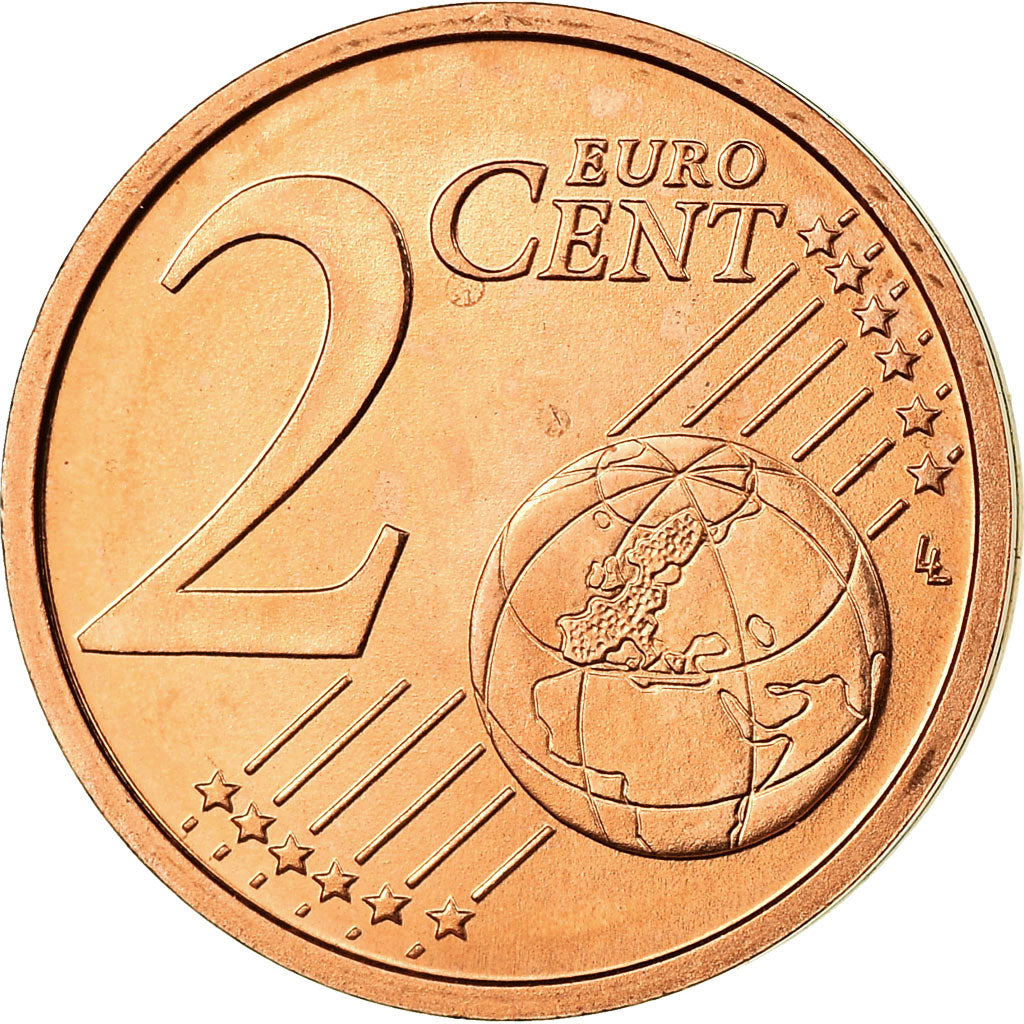 GERMANIA - REPUBBLICA FEDERALE, 2 Euro Cent, 2010, SPL, Acciaio placcato rame