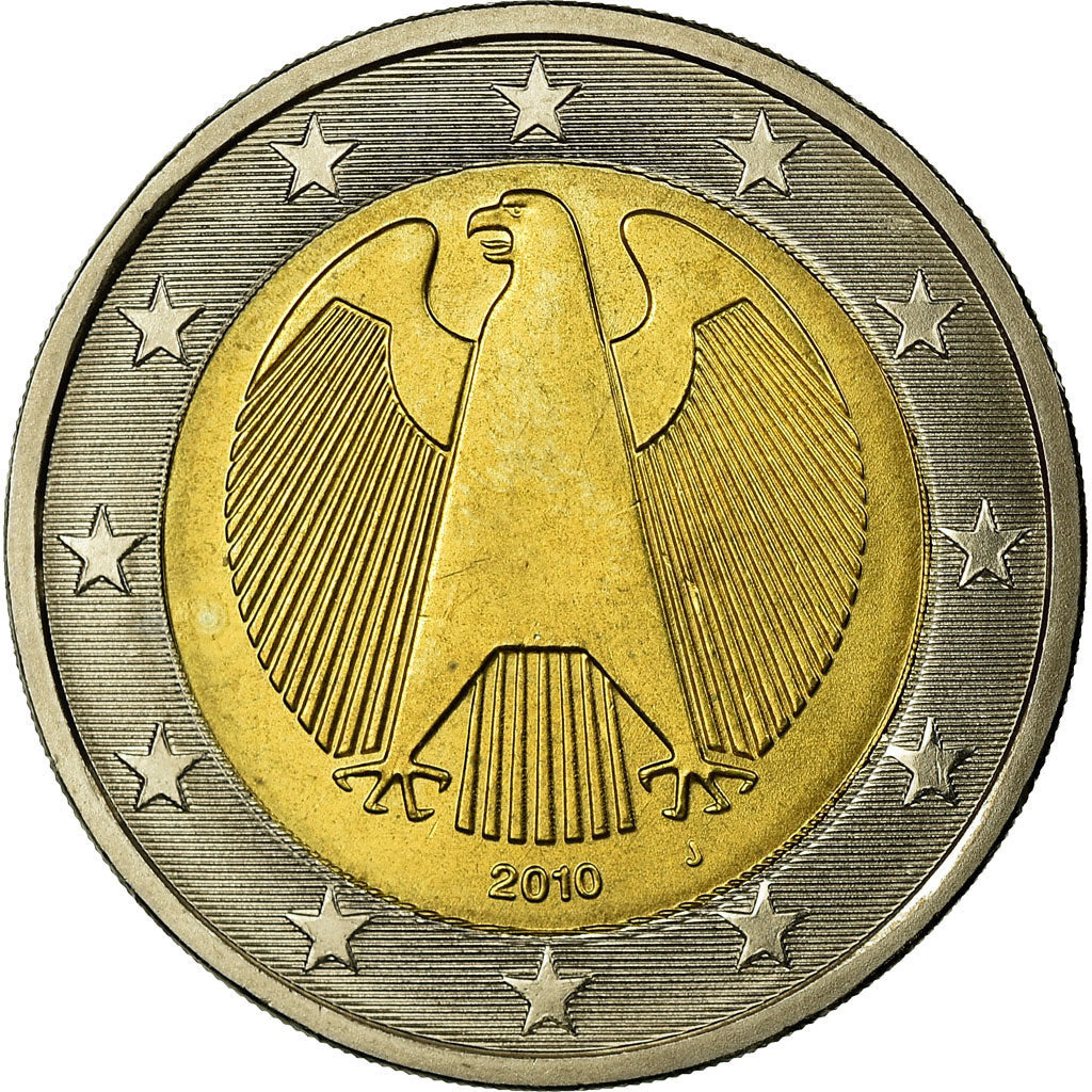 République fédérale allemande, 2 Euro, 2010, SUP, Bi-Metallic, KM:258