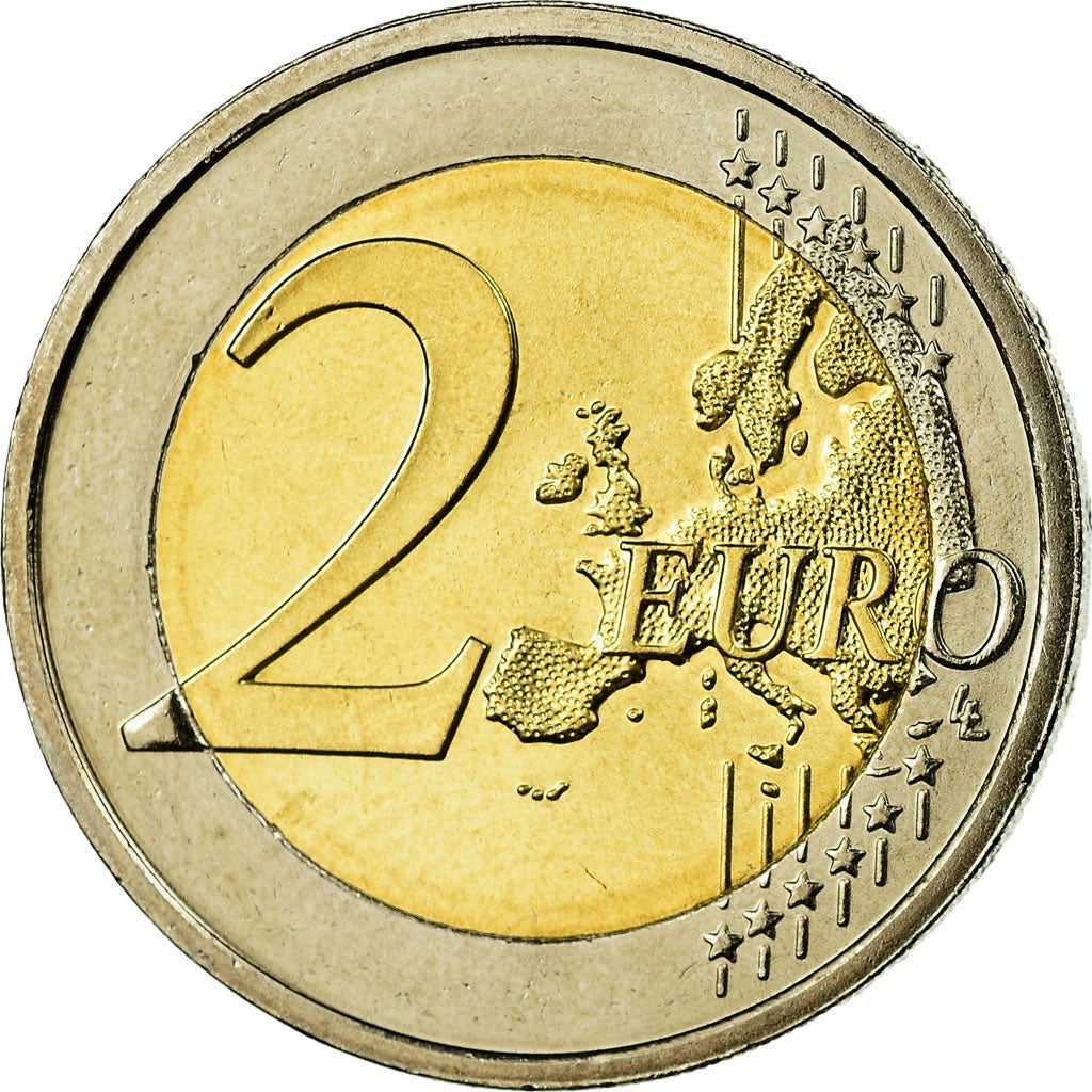 IRELAND REPUBLIC, 2 Euro, 2009, AU(55-58), Bi-Metallic, KM:62