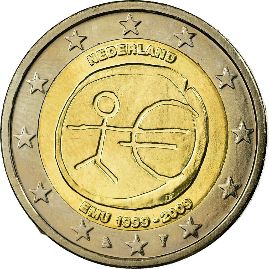 Paesi Bassi, 2 Euro, 2009, SPL-, Bi-metallico, KM:281