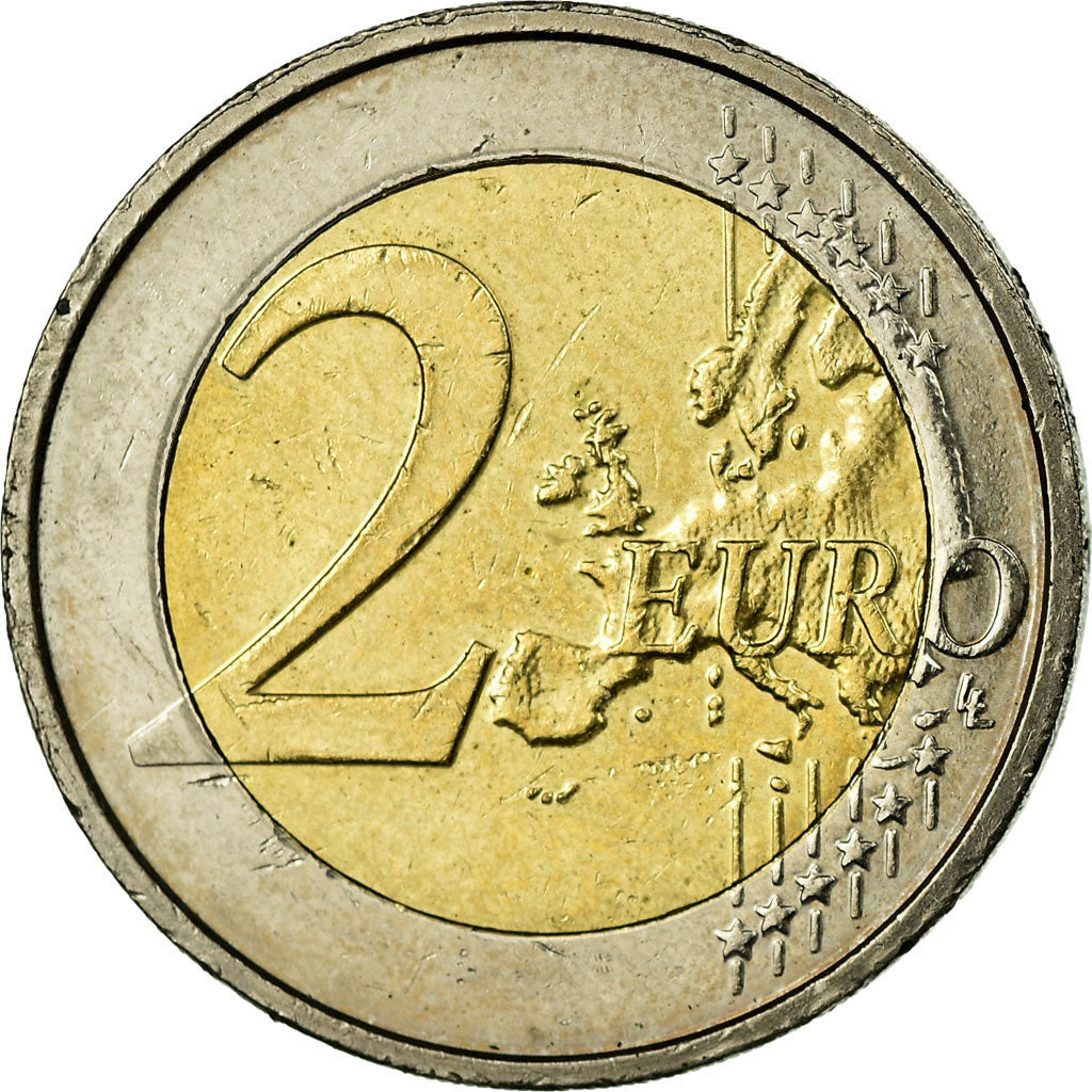 Belgium, 2 Euro, Traité de Rome 50 ans, 2007, EF(40-45), Bi-Metallic, KM:247