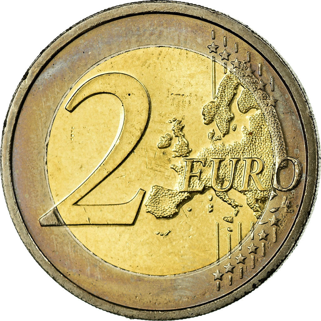 IRELAND REPUBLIC, 2 Euro, 2007, EF(40-45), Bi-Metallic, KM:53