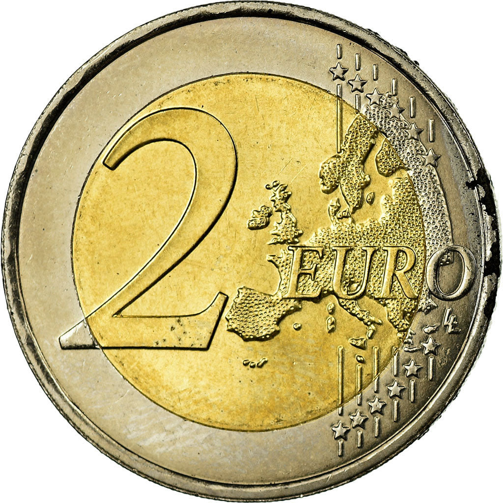 Luxembourg, 2 Euro, 2007, AU(55-58), Bi-Metallic, KM:94