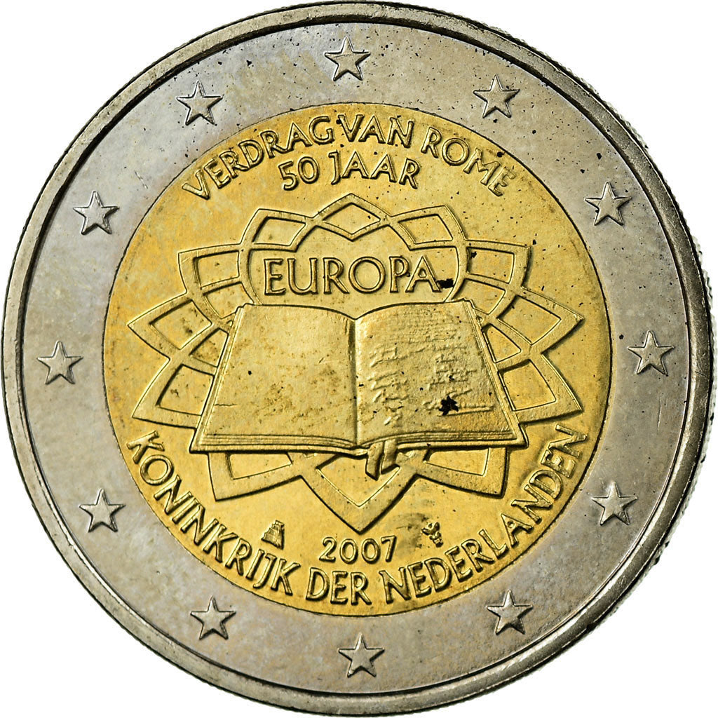 Paesi Bassi, 2 Euro, 2007, BB, Bi-metallico, KM:273