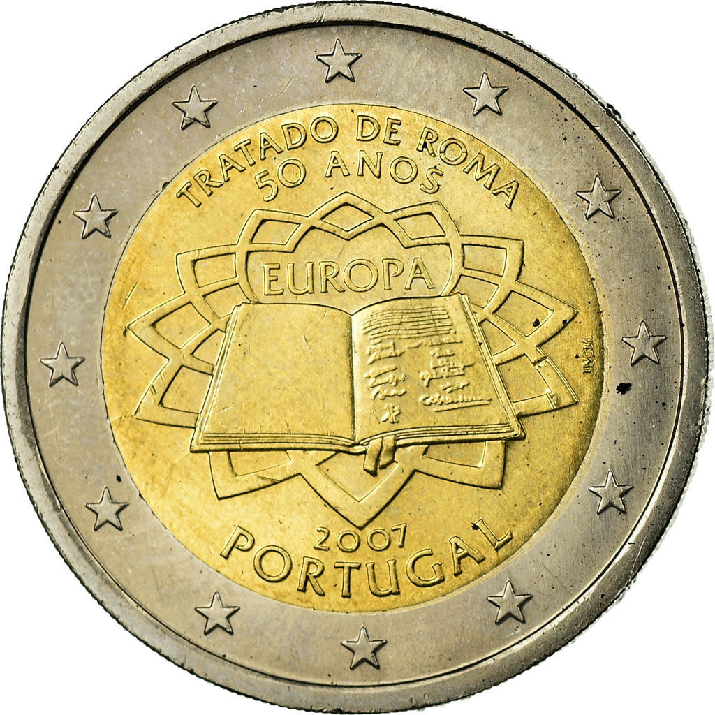 Portugal, 2 Euro, 2007, TTB, Bi-Metallic, KM:771