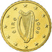 IRELAND REPUBLIC, 10 Euro Cent, 2009, UNZ, Messing, KM:47