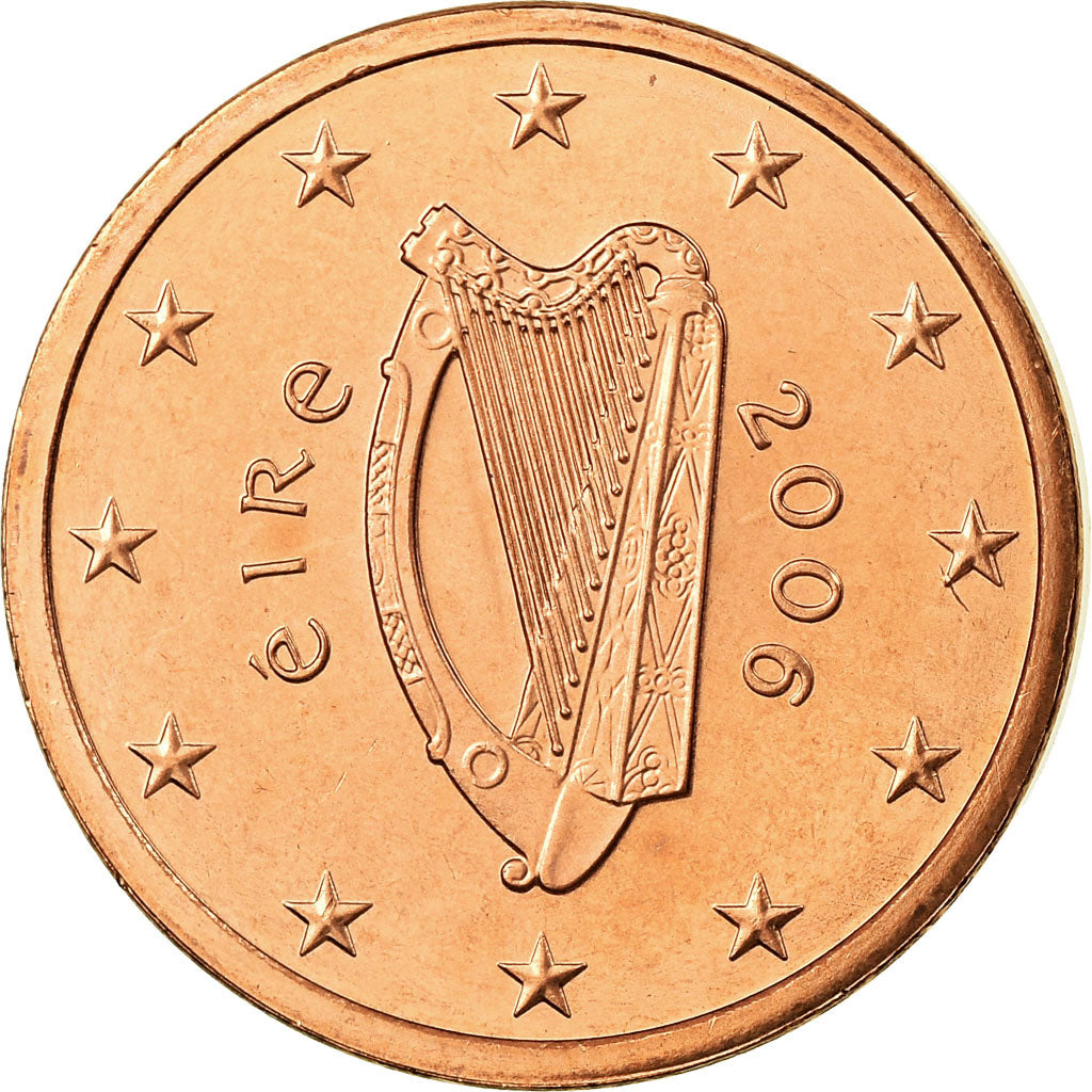 IRELAND REPUBLIC, 5 Euro Cent, 2006, SPL, Copper Plated Steel, KM:34