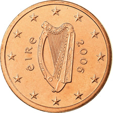 IRELAND REPUBLIC, 5 Euro Cent, 2006, SPL, Copper Plated Steel, KM:34