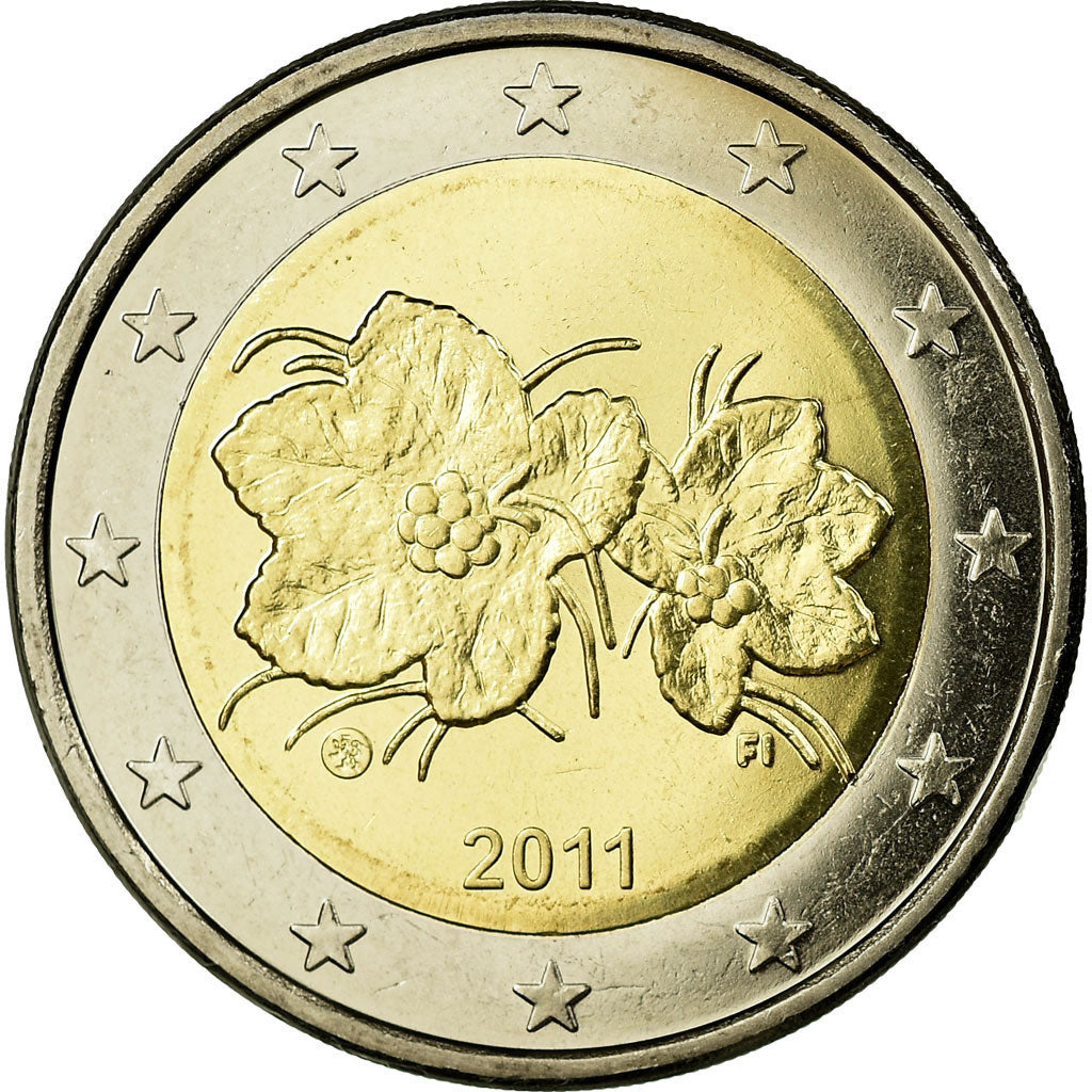 Finland, 2 Euro, 2011, MS(63), Bi-Metallic, KM:130