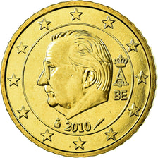 Belgium, 50 Euro Cent, 2010, MS(63), Brass, KM:279