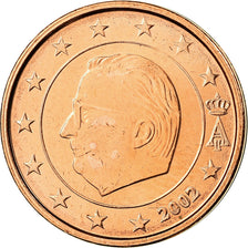 Belgium, 2 Euro Cent, 2002, MS(63), Copper Plated Steel, KM:225