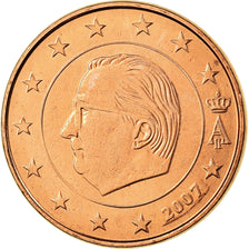 Belgium, 5 Euro Cent, 2007, MS(63), Copper Plated Steel, KM:226