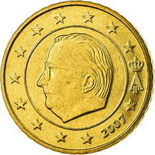 Belgien, 50 Euro Cent, 2007, UNZ, Messing, KM:244