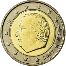 Belgium, 2 Euro, 2007, MS(63), Bi-Metallic, KM:246
