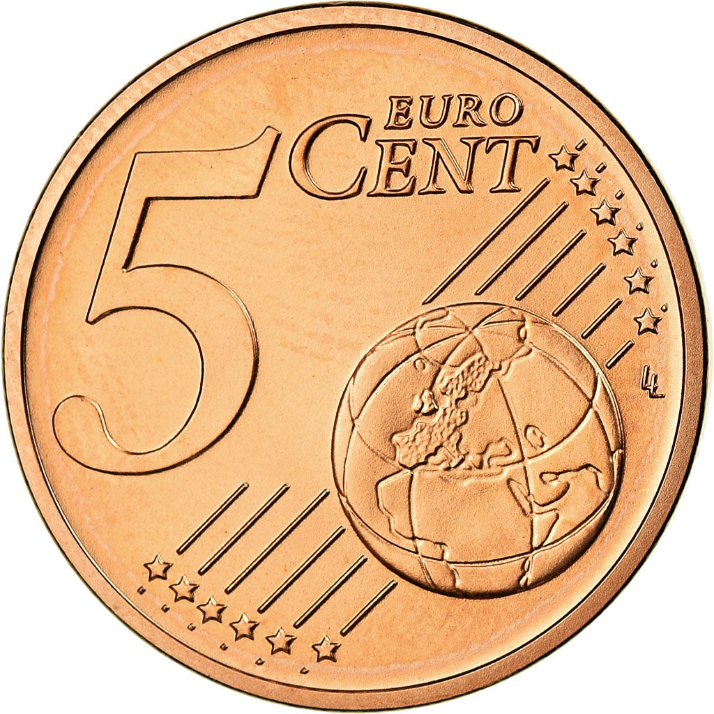 Österreich, 5 Euro Cent, 2009, UNZ, Copper Plated Steel, KM:3084