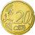 Áustria, 20 Euro Cent, 2009, MS(63), Latão, KM:3140