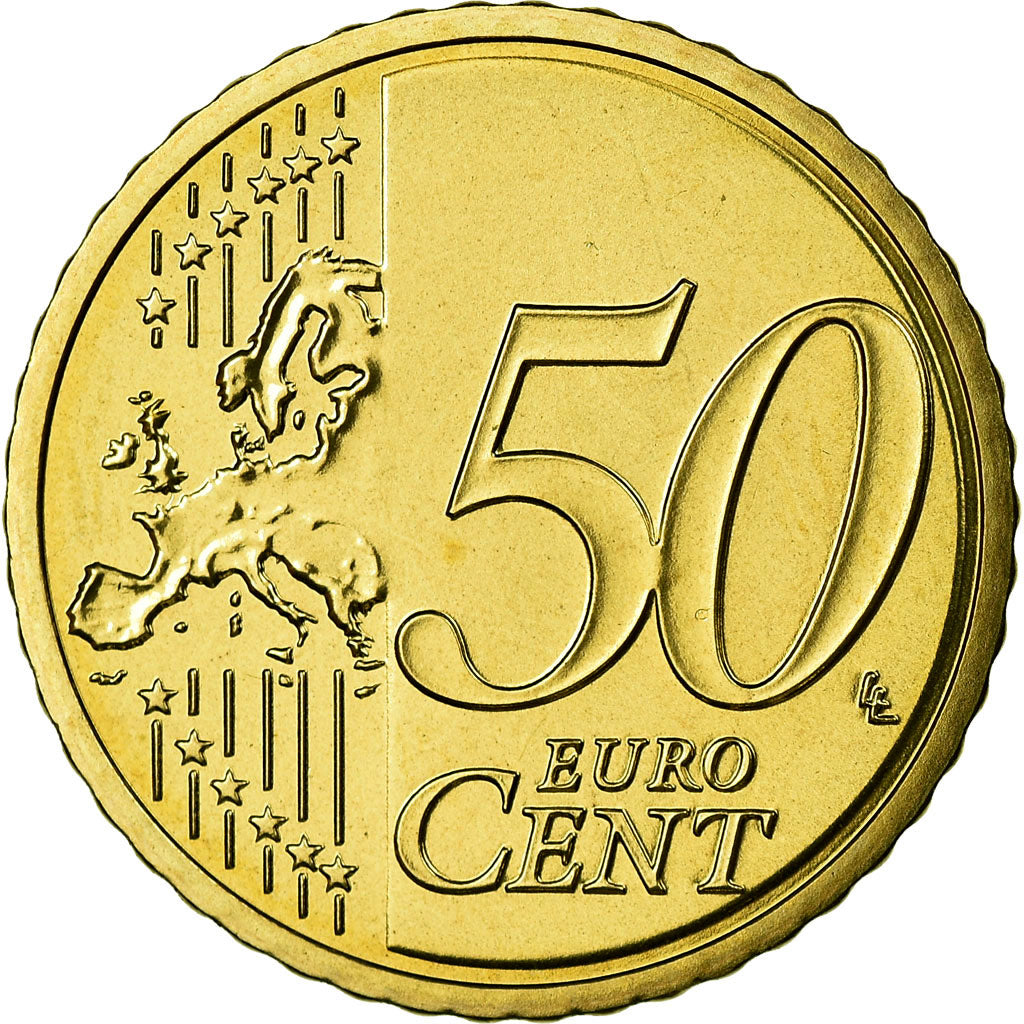Áustria, 50 Euro Cent, 2009, MS(63), Latão, KM:3141