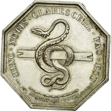 France, Token, Notary, MS(60-62), Silver, Lerouge:409