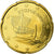 Cyprus, 20 Euro Cent, 2009, MS(65-70), Brass, KM:82