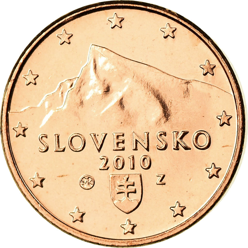 Slovacchia, Euro Cent, 2010, SPL, Acciaio placcato rame, KM:95