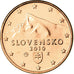 Slovacchia, Euro Cent, 2010, SPL, Acciaio placcato rame, KM:95