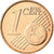 Słowacja, Euro Cent, 2010, Kremnica, MS(63), Miedź platerowana stalą, KM:95