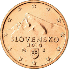 Slowakei, 2 Euro Cent, 2010, UNZ, Copper Plated Steel, KM:96
