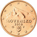 Slowakei, 2 Euro Cent, 2010, UNZ, Copper Plated Steel, KM:96