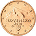 Slowakije, 2 Euro Cent, 2010, UNC-, Copper Plated Steel, KM:96
