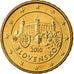 Slovakia, 10 Euro Cent, 2010, MS(63), Brass, KM:98