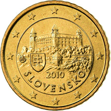 Slowakei, 50 Euro Cent, 2010, UNZ, Messing, KM:100