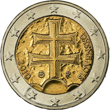 Slovakia, 2 Euro, 2010, MS(63), Bi-Metallic, KM:102