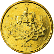 Italien, 50 Euro Cent, 2002, STGL, Messing, KM:215