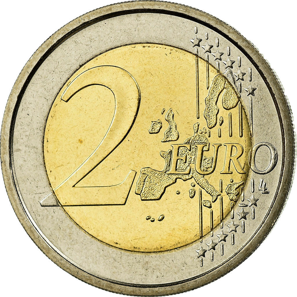 Italy, 2 Euro, 2002, MS(65-70), Bi-Metallic, KM:217