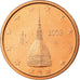 Italia, 2 Euro Cent, 2003, FDC, Acciaio placcato rame, KM:211