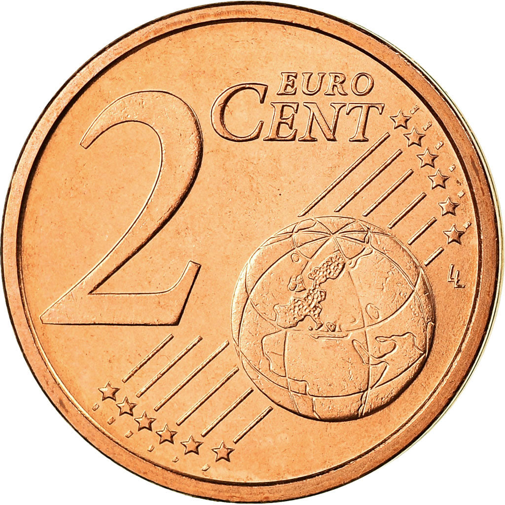 Italia, 2 Euro Cent, 2003, FDC, Acciaio placcato rame, KM:211