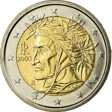 Italy, 2 Euro, 2003, MS(65-70), Bi-Metallic, KM:217